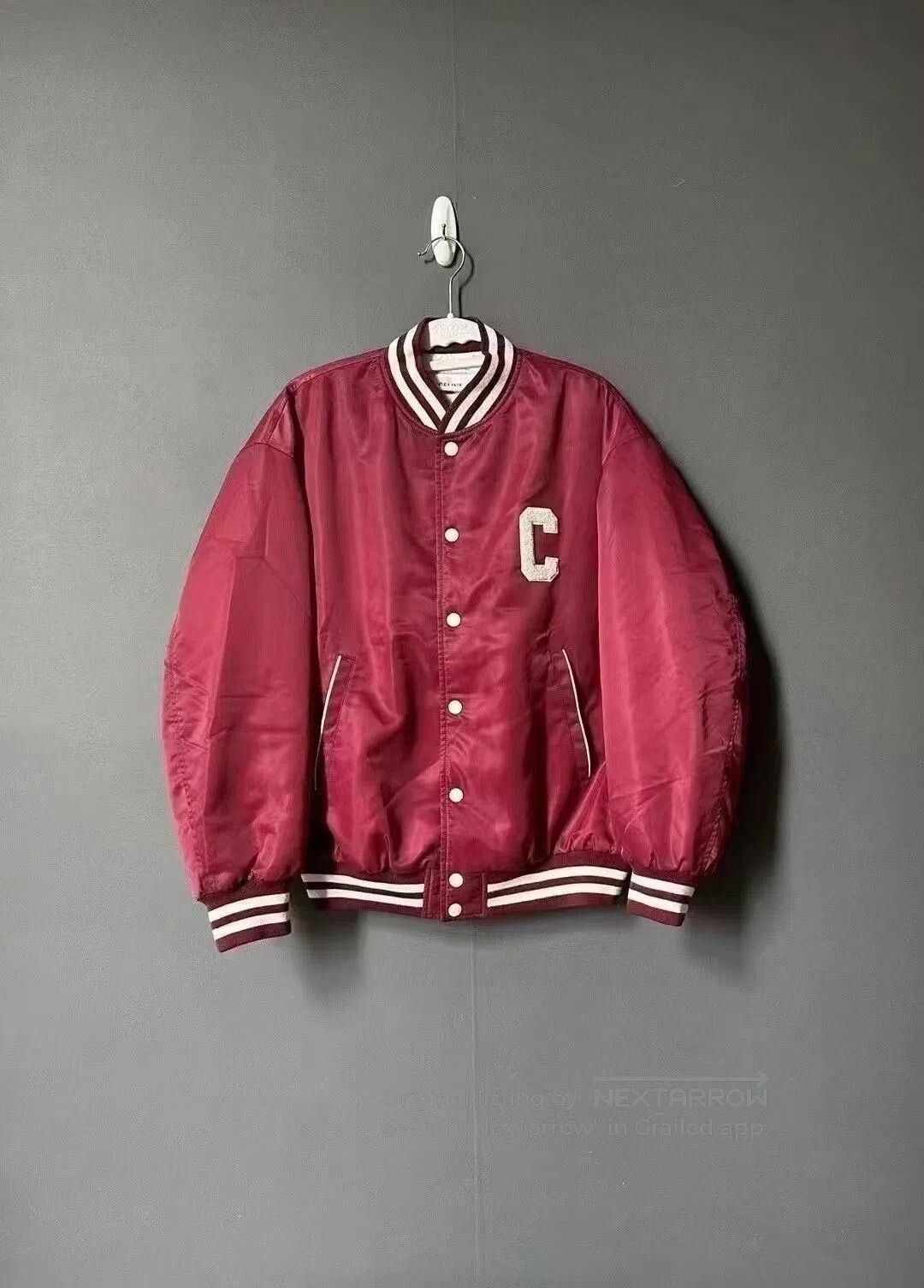 Celine celine maroon baseball cotton jacket. Size US S / EU 44-46 / 1 - 1 Thumbnail
