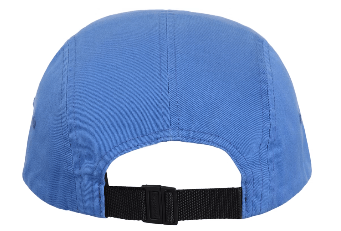 Blue Supreme Washed Chino Twill Camp Cap SUPREME WASHED CHINO