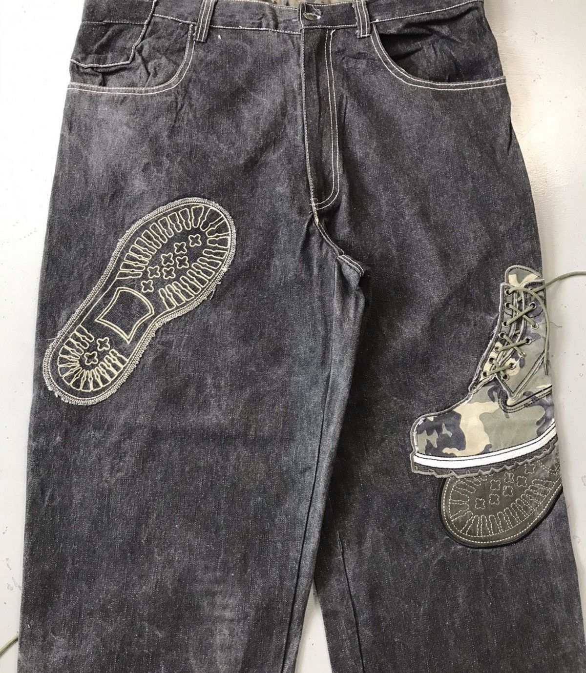 Enyce Vintage crazy y2k timberland boot patch denim Size US 40 / EU 56 - 5 Thumbnail