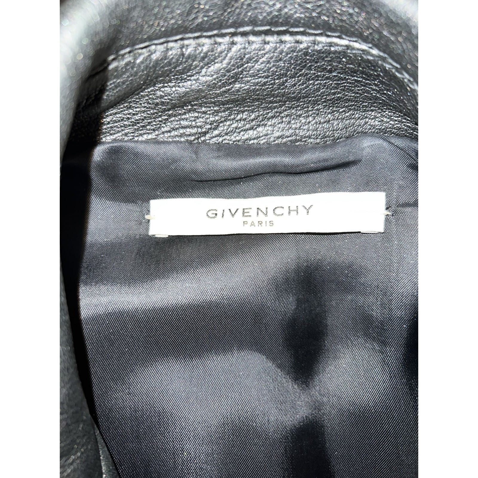 Givenchy Givenchy Buffalo Leather Classic Biker Jacket Size US M / EU 48-50 / 2 - 14 Thumbnail