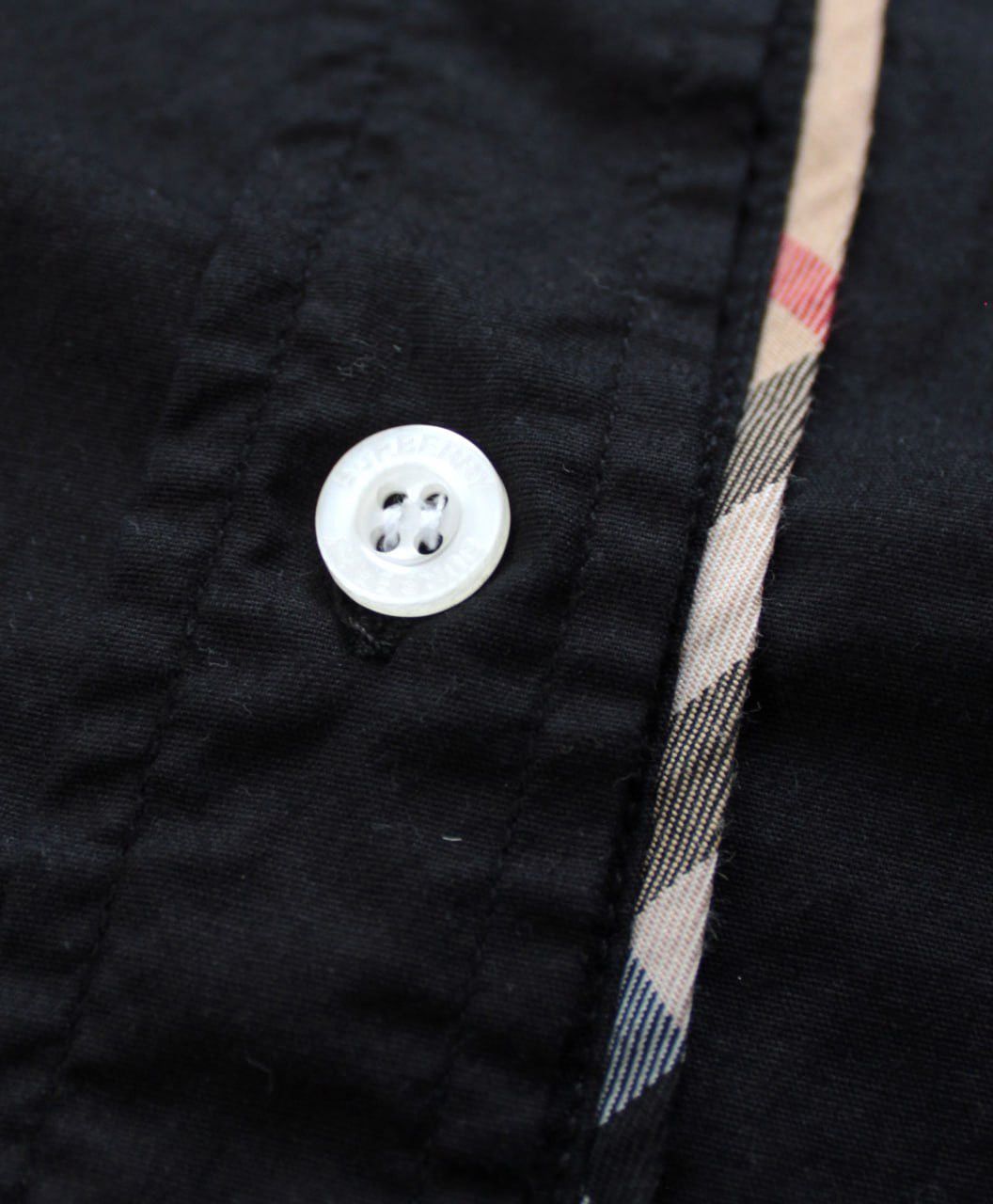 Burberry 🔥 Vintage Burberry Nova Check Black Button Up Shirt Size M / US 6-8 / IT 42-44 - 4 Thumbnail