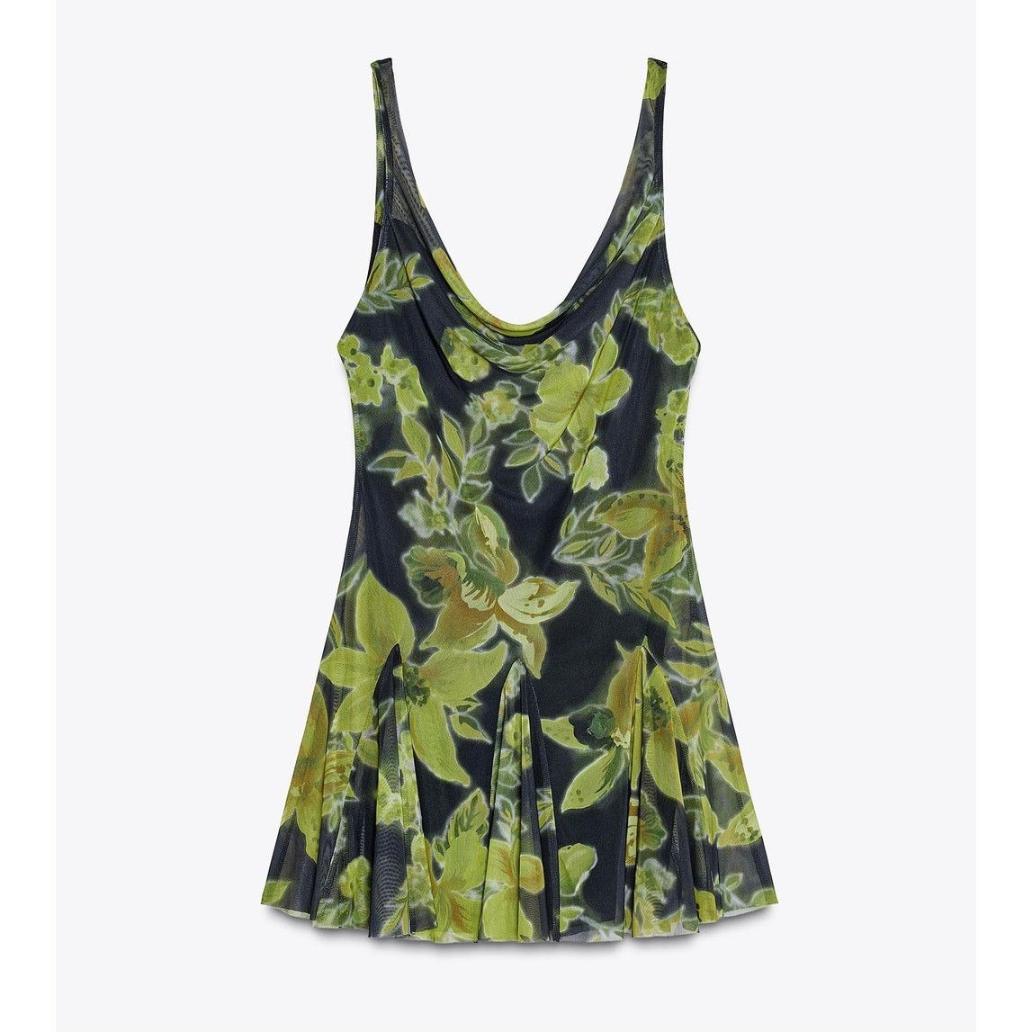 Zara ZARA Printed Draped Mini Dress NWT Size M / US 6-8 / IT 42-44 - 22 Thumbnail