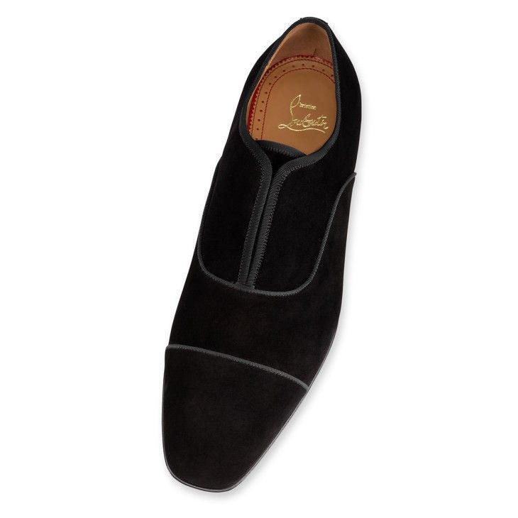 Christian Louboutin o1bcso1str1024 Alpha Male Flat in Black Size US 10 / EU 43 - 4 Thumbnail