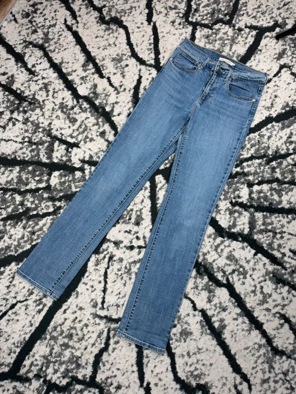 Levi's Levis 724 high rise straight blue jeans 27 32 Size 27" / US 4 / IT 40 - 3 Thumbnail