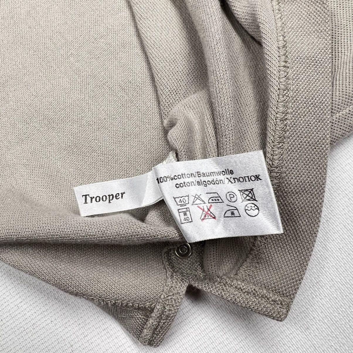 Hugo Boss Huge Boss Polo Beige Sport Embroidered Trooper Logo Y2K Size US L / EU 52-54 / 3 - 10 Thumbnail