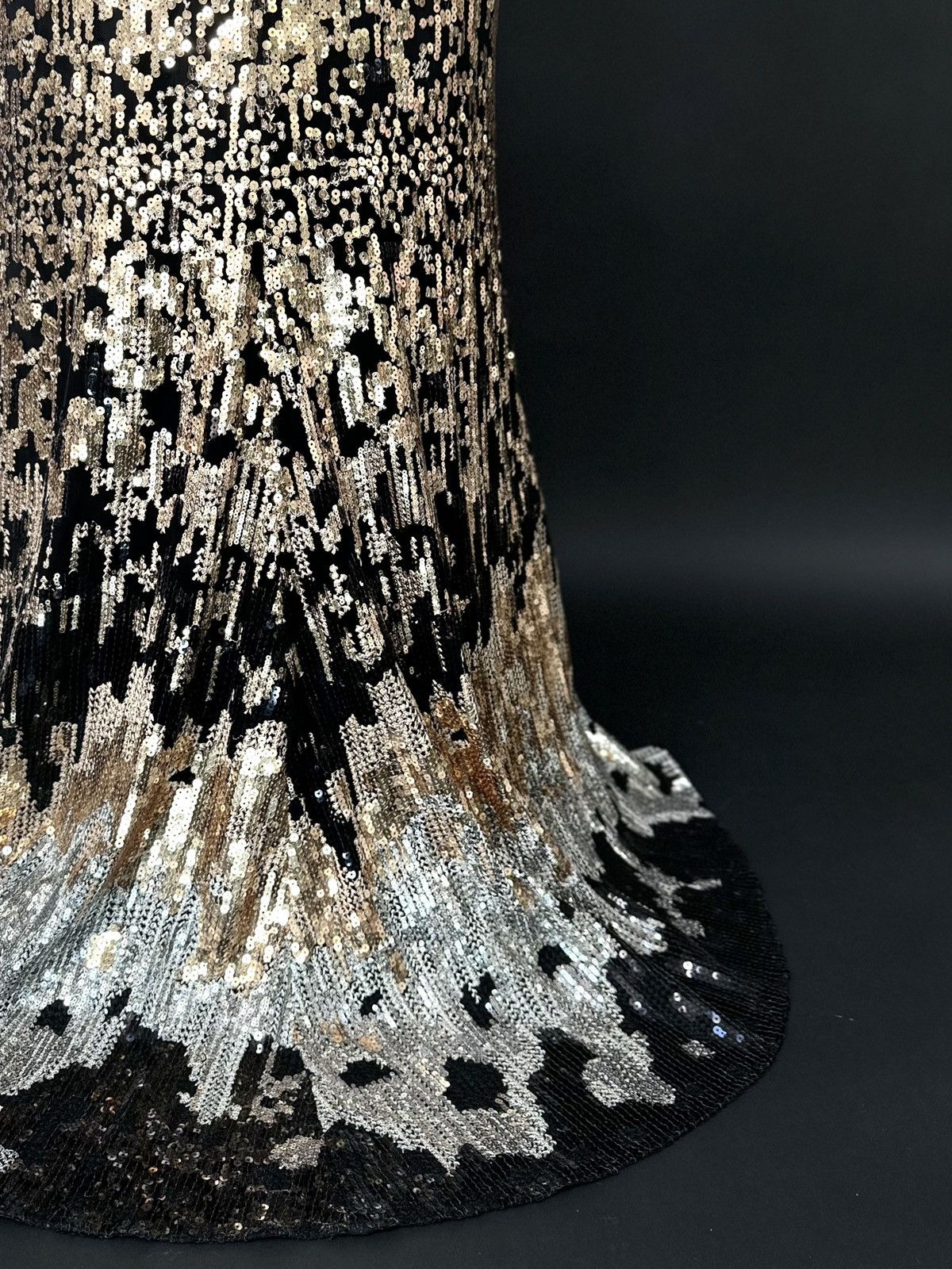Other Brand New US 6 ELIE SAAB Black Embroidered Sequins Gown Size M / US 6-8 / IT 42-44 - 9 Thumbnail