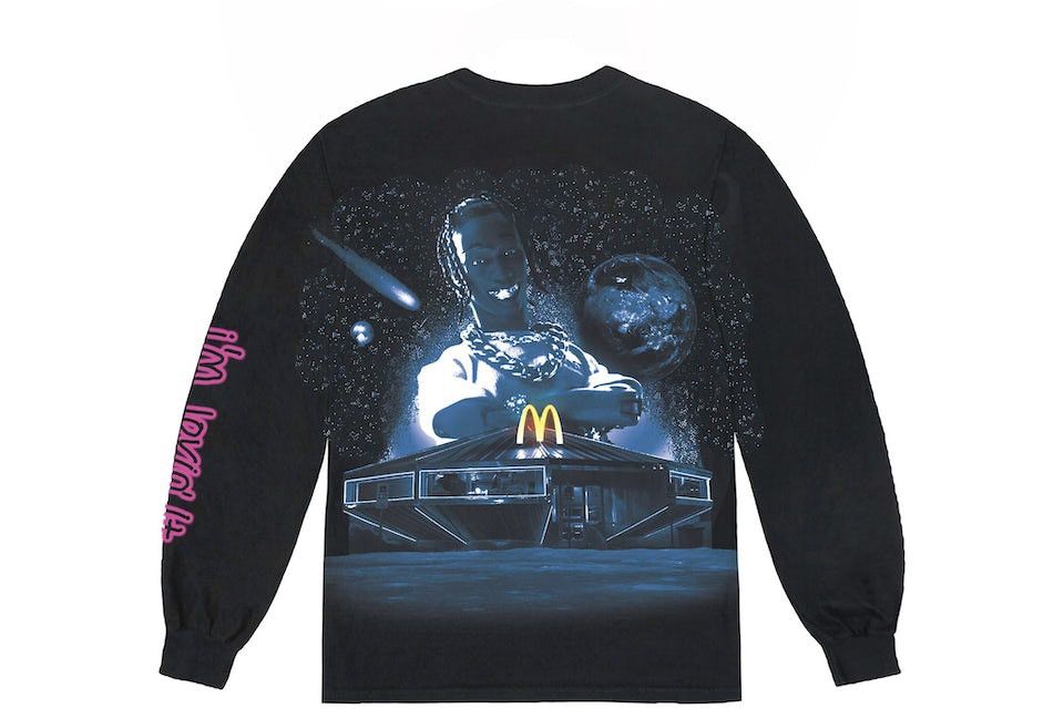 image of Travis Scott Shirt in Black, Men's (Size Large)