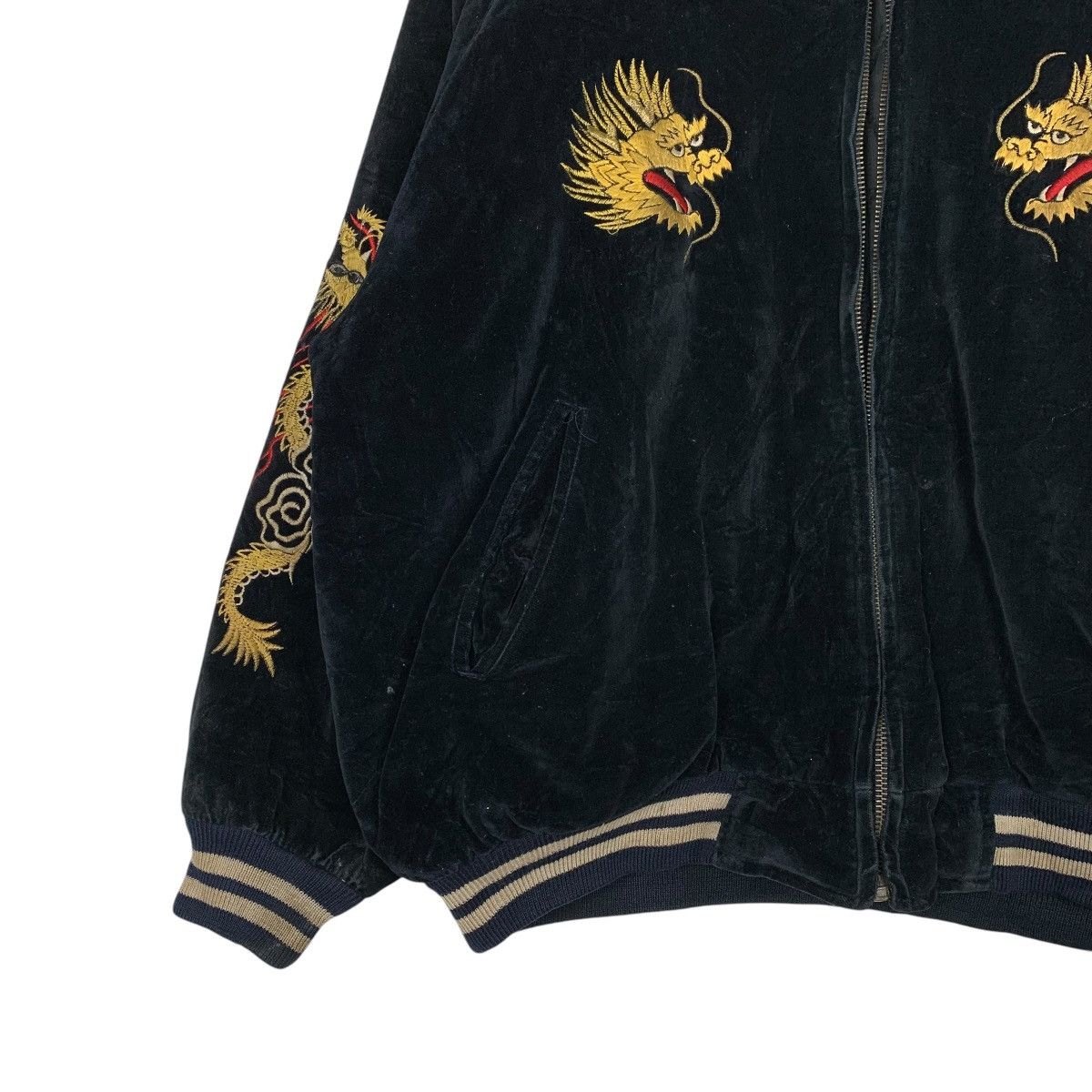 Japanese Brand Japanese Brand Velvet Dragon Sukajan Jacket Size US M / EU 48-50 / 2 - 3 Thumbnail