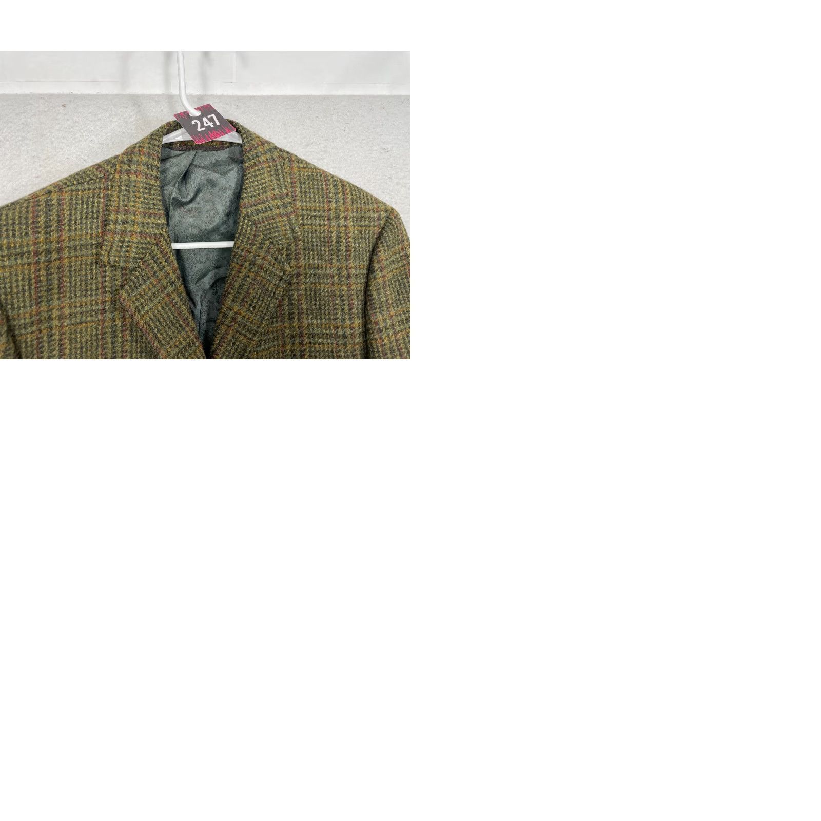 Vintage Warson Manor Blazer Mens 40 Wool Glen Check Shirt Size 40R - 9 Thumbnail