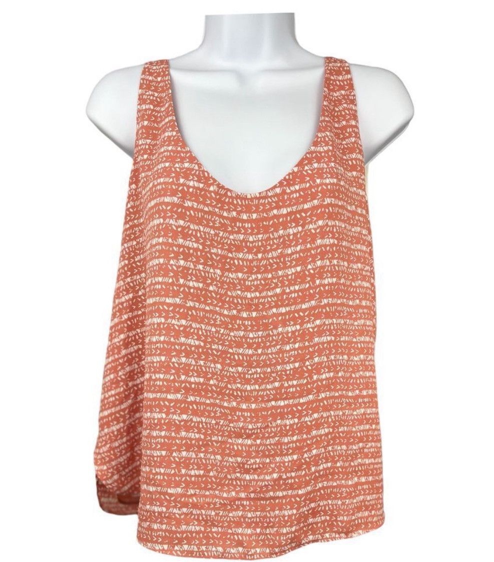 Ann Taylor × Loft Ann Taylor LOFT® Women’s Tribal Patterned Sleeveless Top Size L / US 10 / IT 46 - 1 Thumbnail