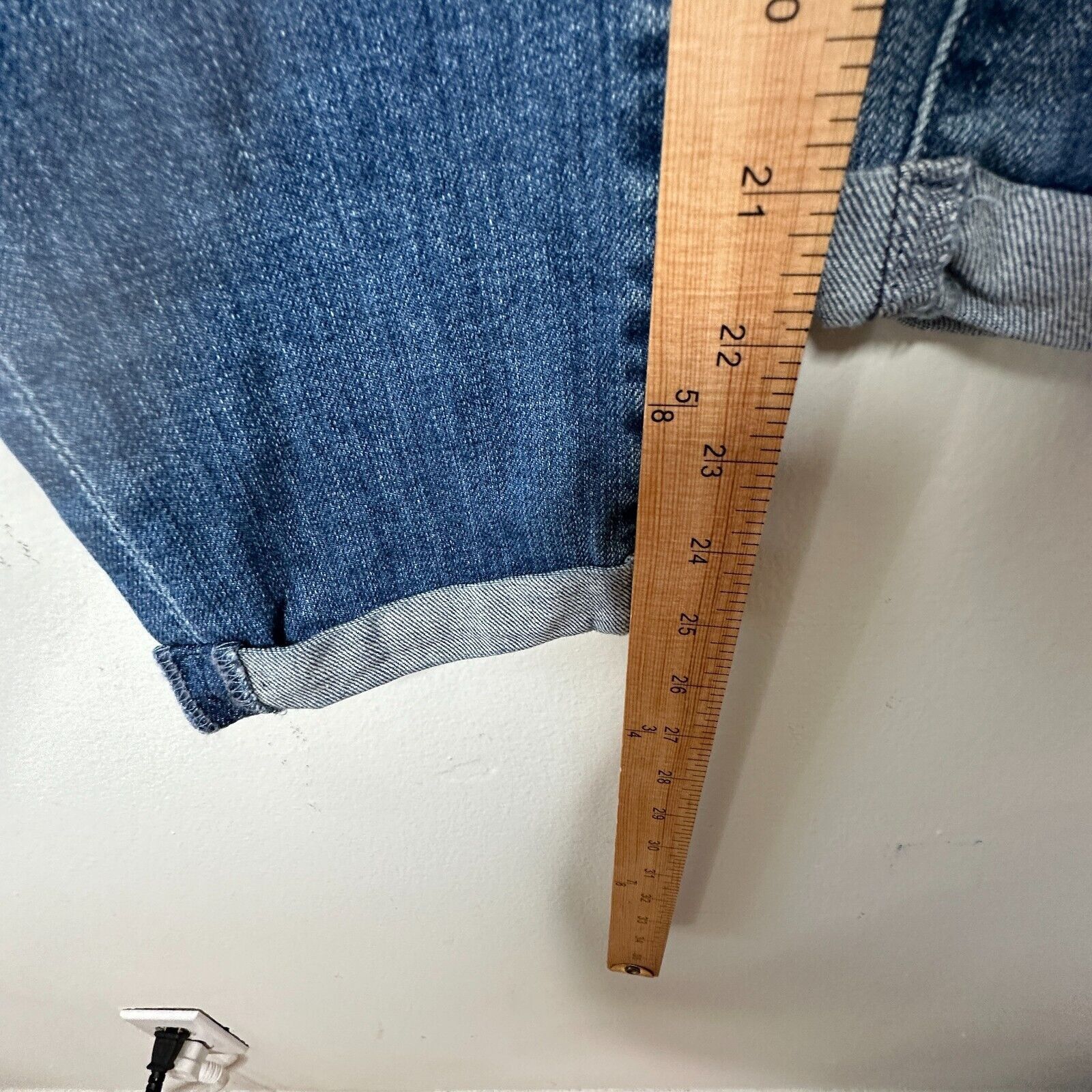 AG Adriano Goldschmied Ag Adriano Goldschmeid Distressed The Stilt Roll Up Jeans 27 Size 27" / US 4 / IT 40 - 12 Thumbnail