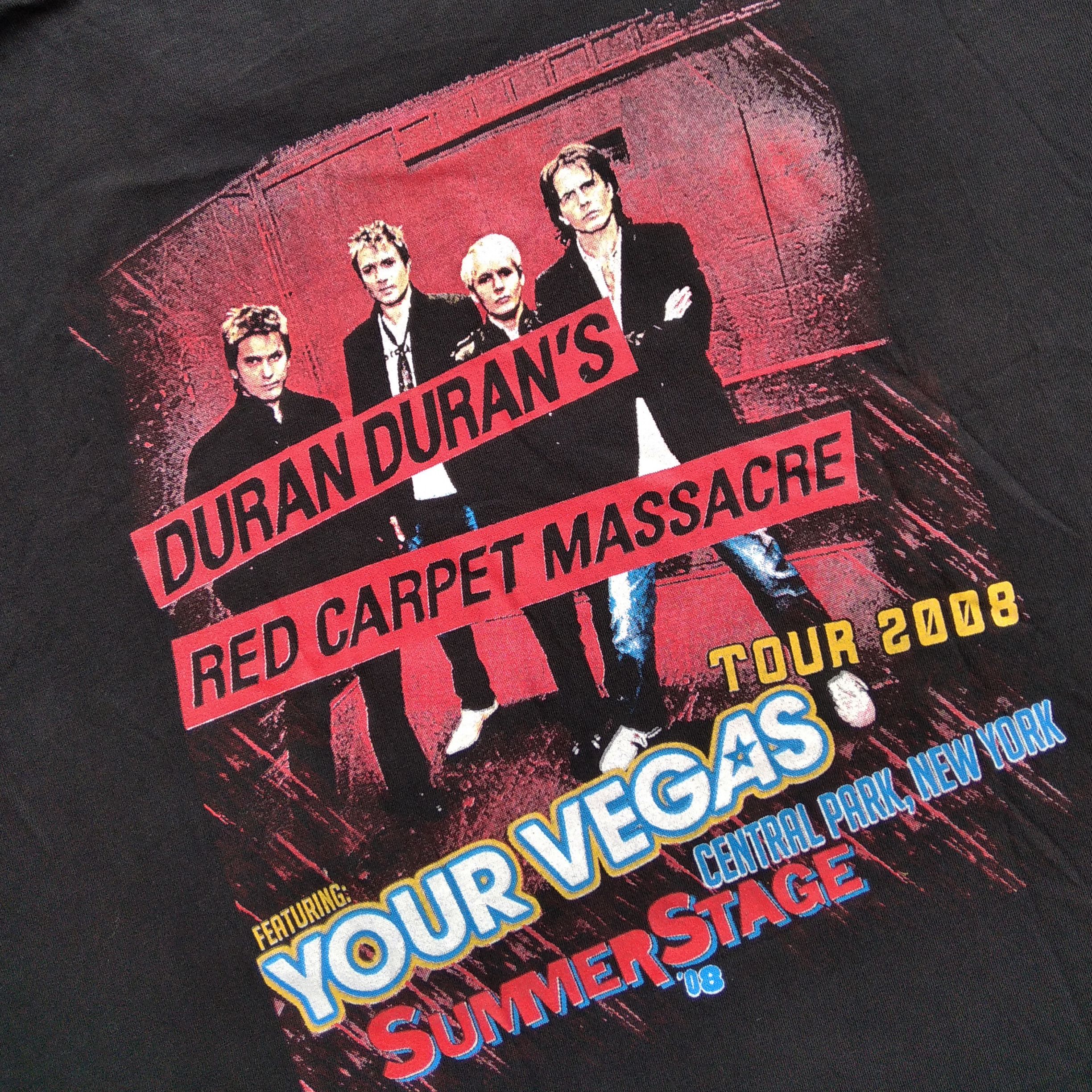 Band Tees Vintage Mid 00's DURAN DURAN 2008 Tour T-Shirt Size US XL / EU 56 / 4 - 5 Thumbnail