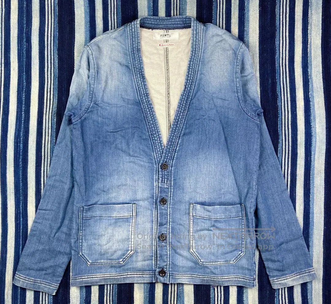FDMTL FDMTL Indigo Dyed Washed Robe Jacket. Size US M / EU 48-50 / 2 - 1 Thumbnail