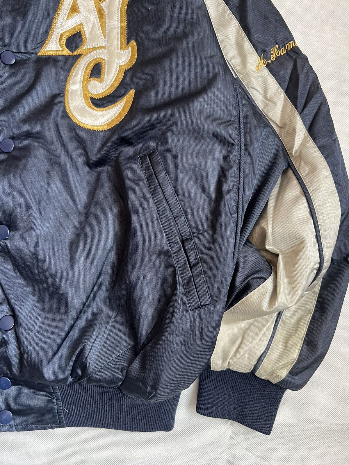 Japanese Brand Rawlings Vintage Baseball Jacket AJC Size US L / EU 52-54 / 3 - 8 Thumbnail