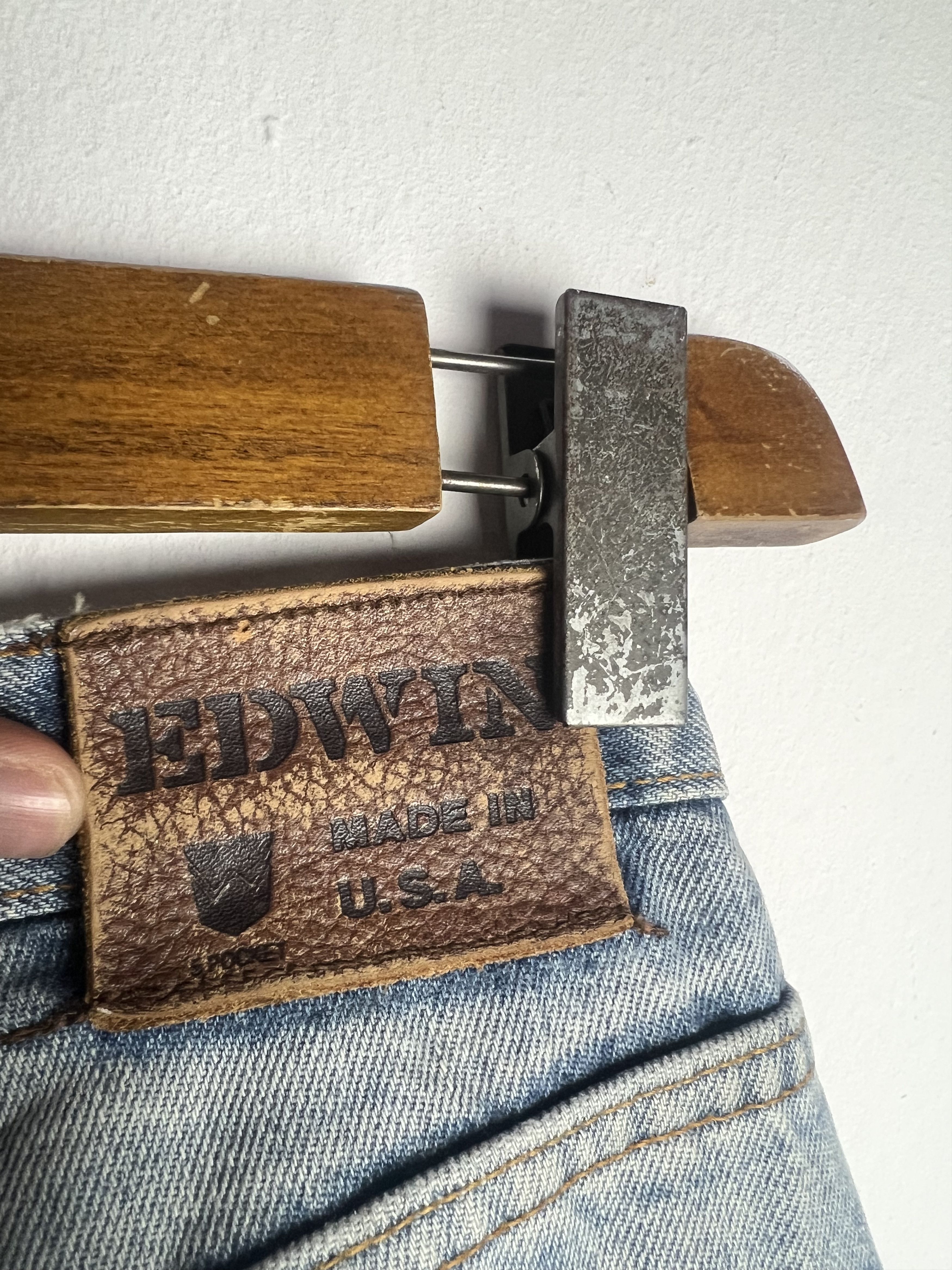 Edwin Vintage Edwin Made in USA Denim Distressed Size US 34 / EU 50 - 24 Thumbnail