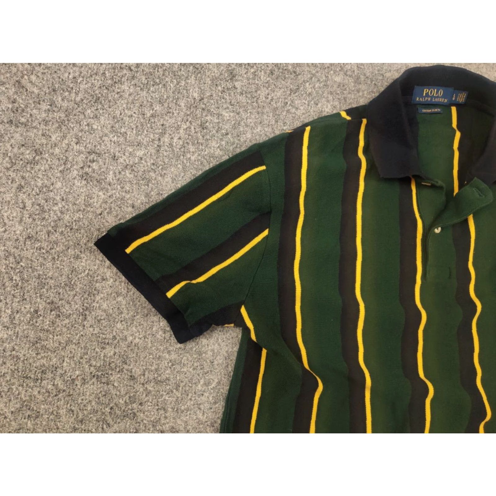 Polo Ralph Lauren Polo Ralph Lauren Polo by Ralph Lauren T Shirt green striped crew neck adult L shirt Size US L / EU 52-54 / 3 - 5 Thumbnail