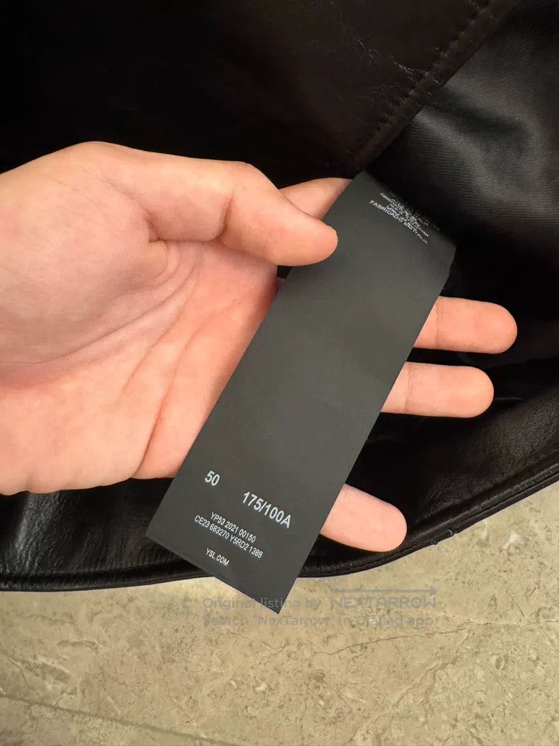 Saint Laurent Paris Saint Laurent Paris Studded Multi-Element Cowhide Strap Le Size US M / EU 48-50 / 2 - 6 Thumbnail