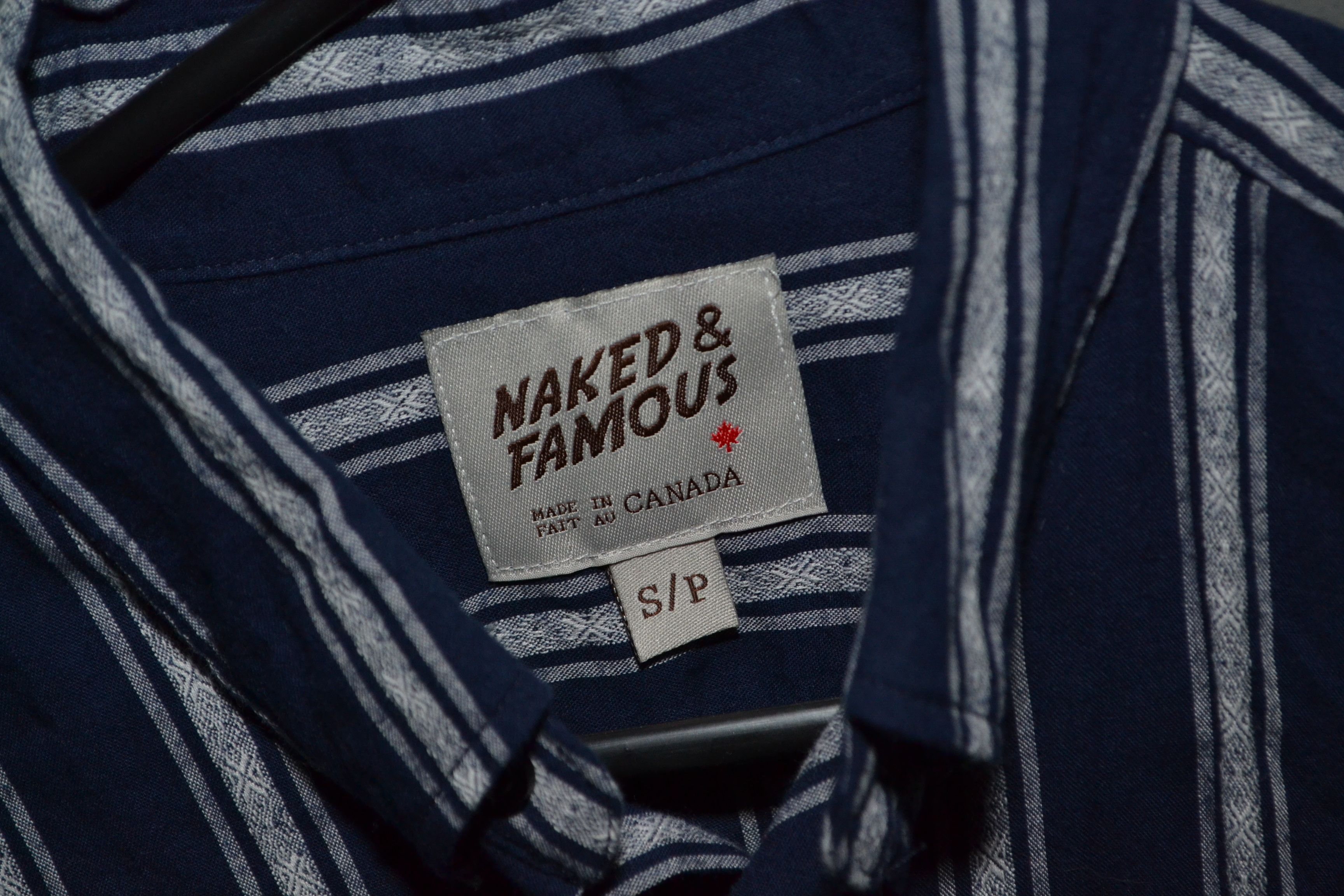 Naked & Famous Naked & Famous Vertical Dobby Shirt S Size US S / EU 44-46 / 1 - 3 Thumbnail