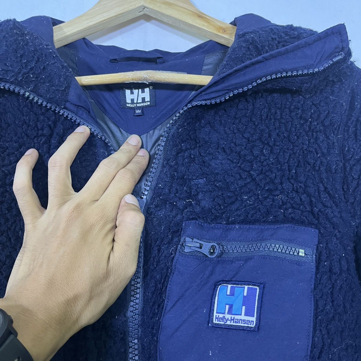 Helly Hansen VINTAGE HELLY HANSEN SHERPA FLEECE LONG JACKET Size XS / US 0-2 / IT 36-38 - 4 Thumbnail
