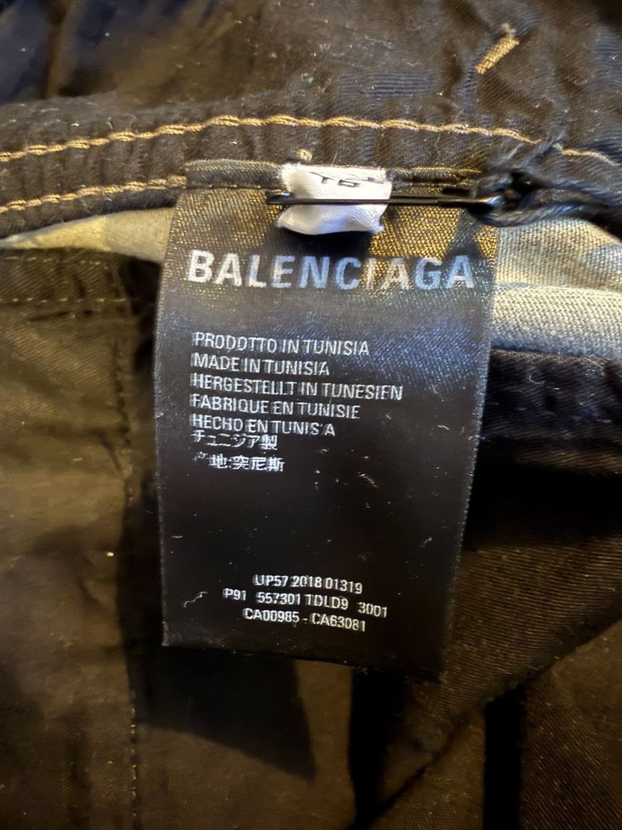 Balenciaga BALENCIAGA camo cotton gabardine army cargo pants Size US 30 / EU 46 - 4 Thumbnail
