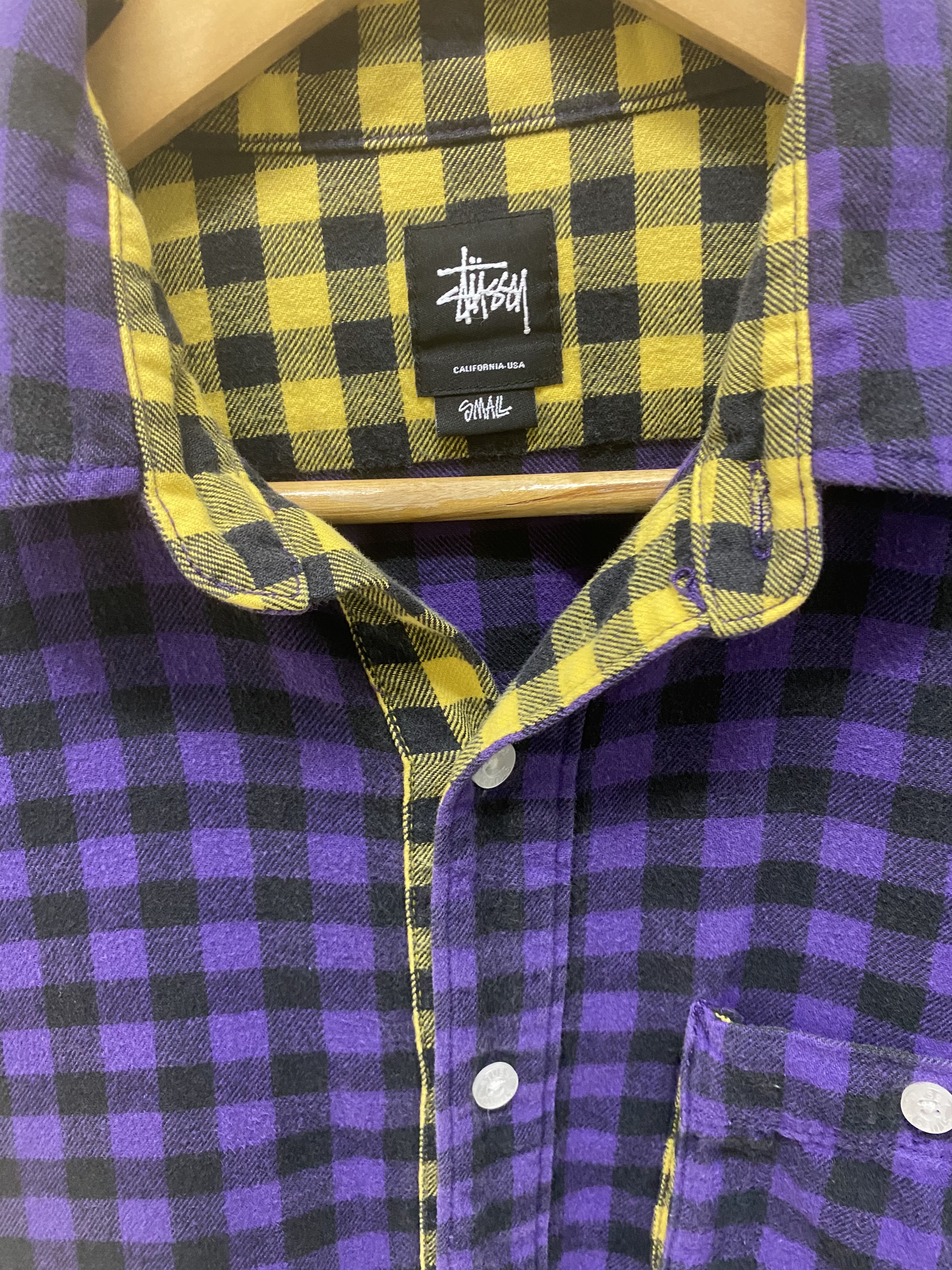 Stussy Stussy Flannel Checker Shirt Size US S / EU 44-46 / 1 - 3 Thumbnail