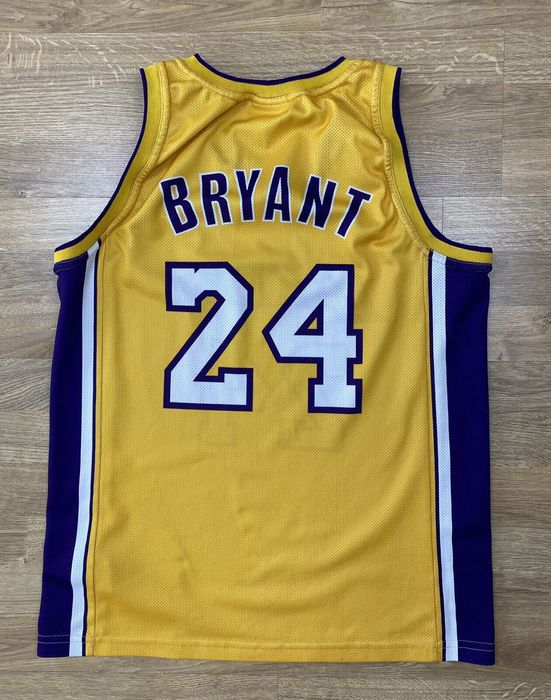 Vintage LOS ANGELES LAKERS VINTAGE JERSEY CHAMPION NBA KOBE BRYANT ...