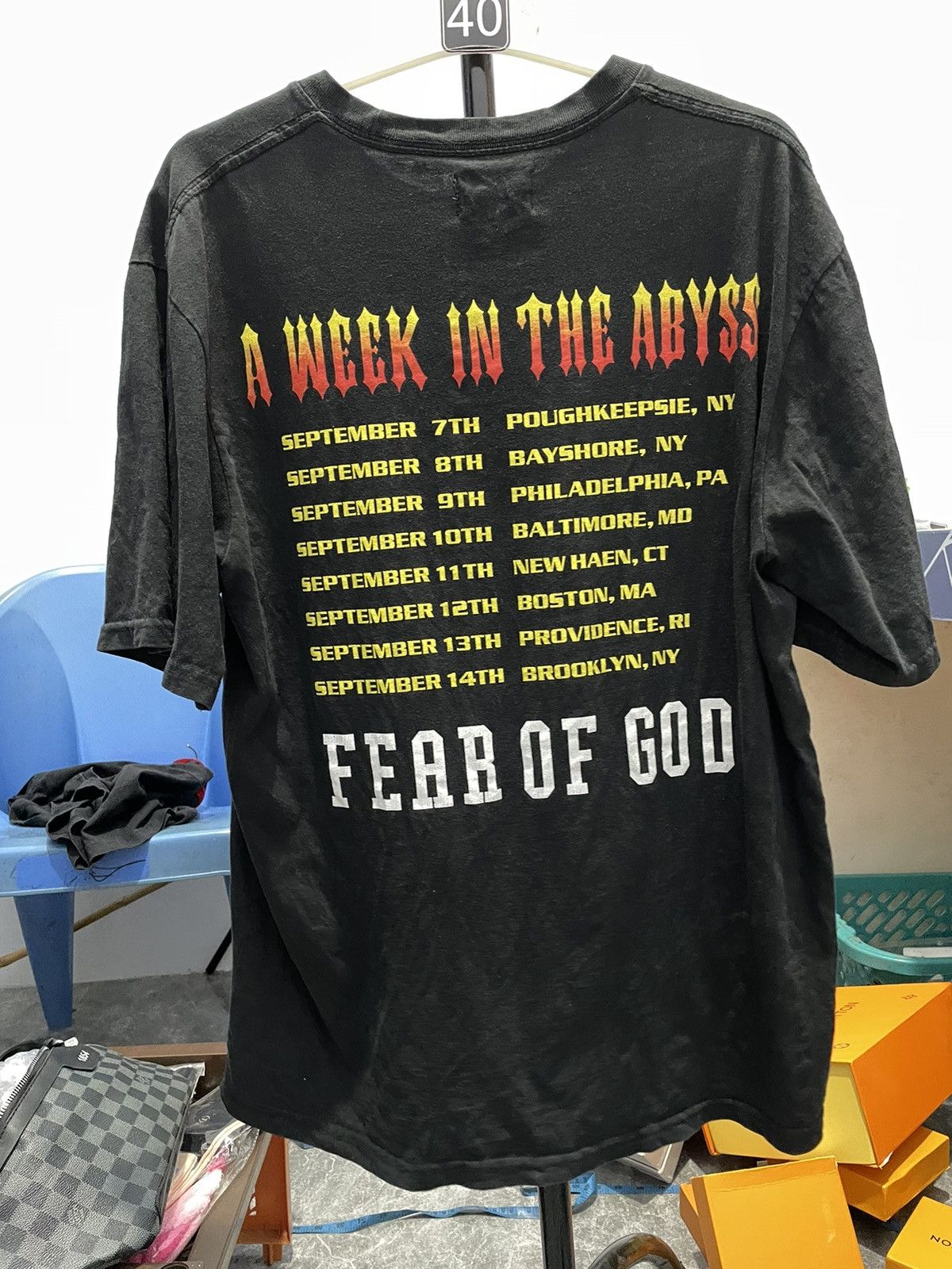 Vintage Fear of God x Slayer Tshirt Black vintage | Grailed