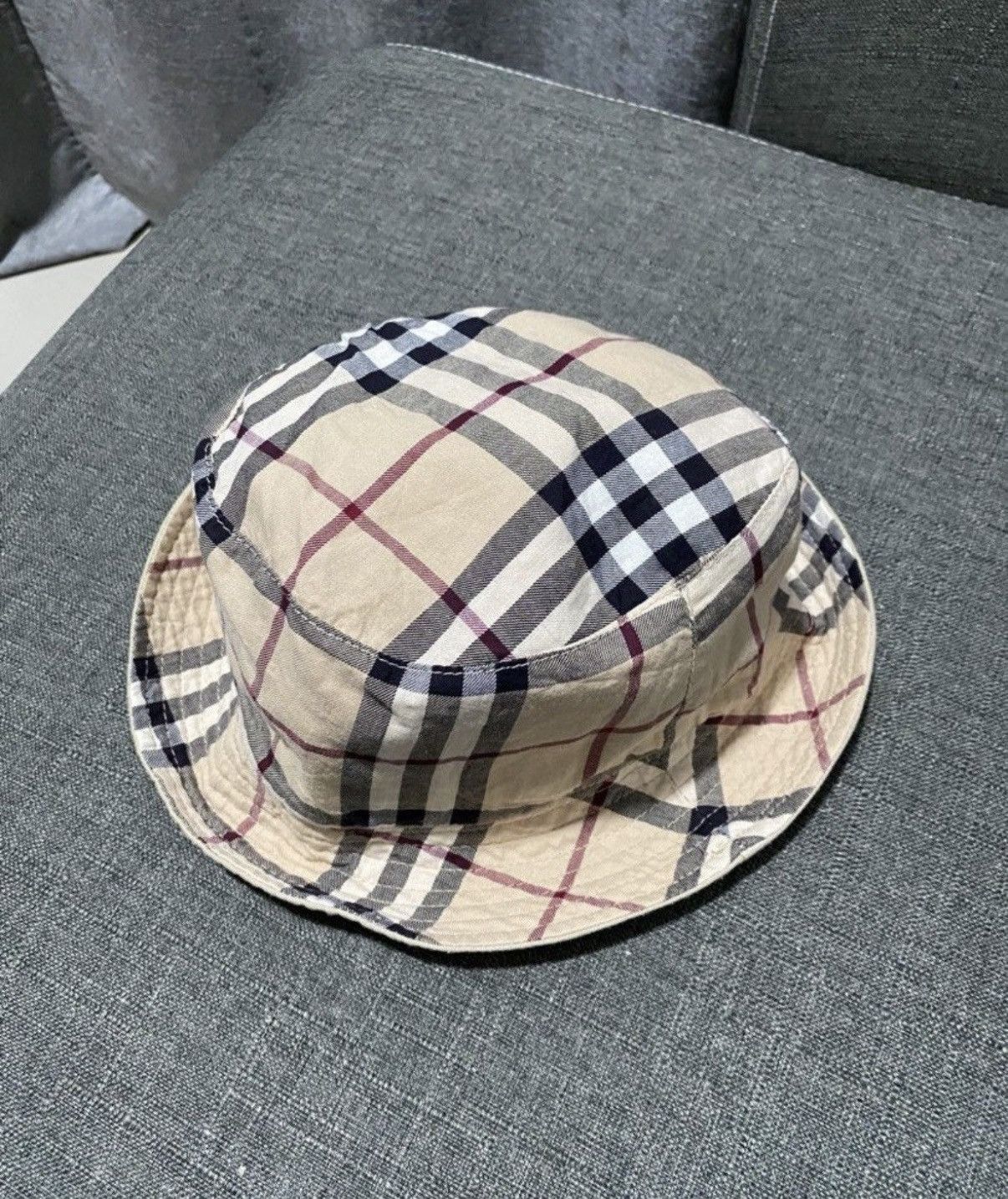 Burberry VTG Burberry Nova Checked Hat Size ONE SIZE - 2 Thumbnail