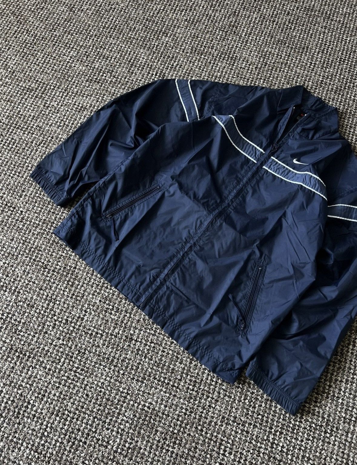 Vintage Nike Vintage Jacket Y2K Drill Mini Logo Size US S / EU 44-46 / 1 - 8 Thumbnail