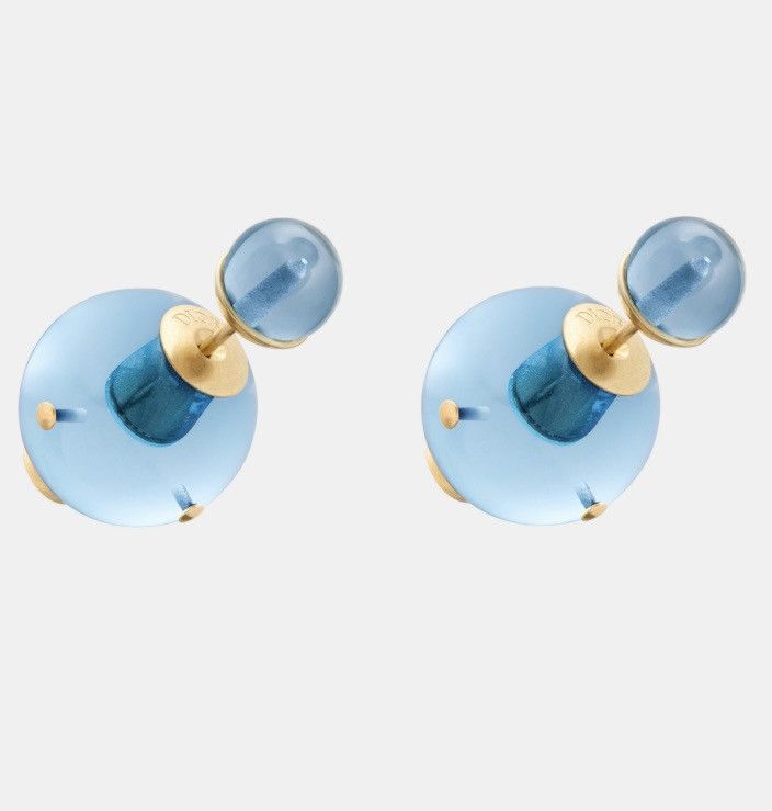 DIOR TRIBALES EARRINGS Gold-Finish Metal