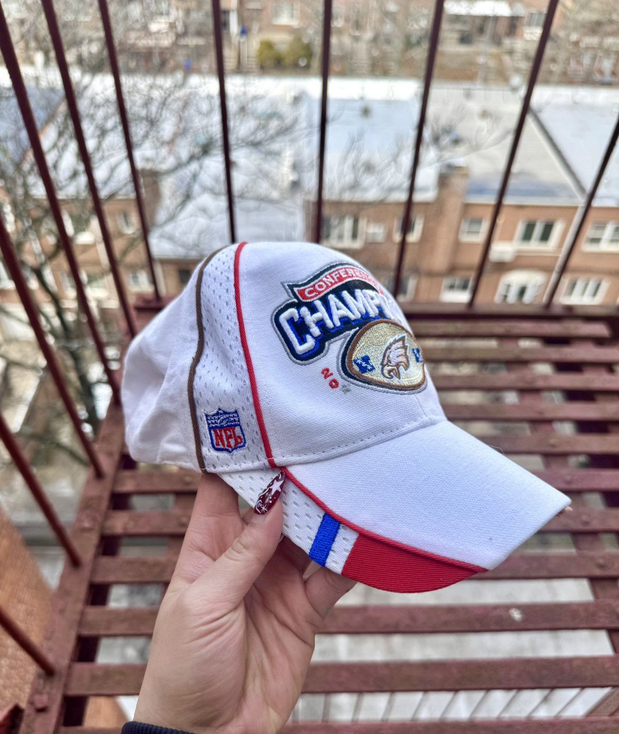 NFL 2004 NFL Philadelphia Eagles Conference Champions Hat Size ONE SIZE - 1 Thumbnail