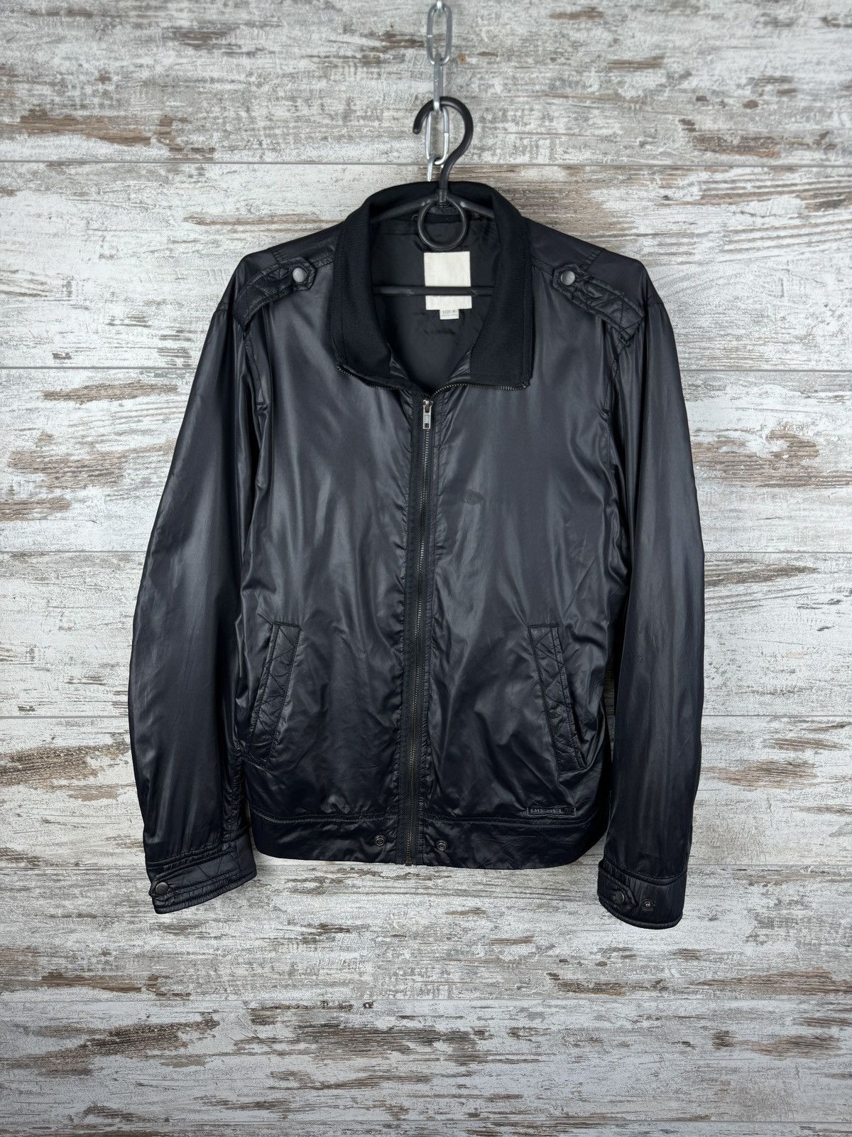 Diesel × Vintage Mens Vintage Diesel black jacket y2k streetwear rare hype Size US M / EU 48-50 / 2 - 1 Thumbnail