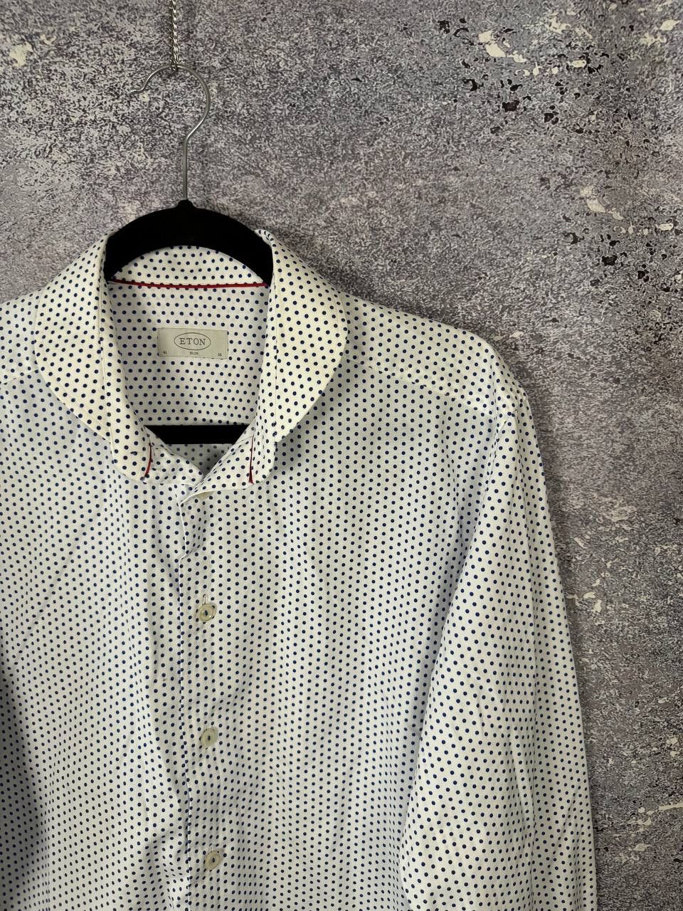 Eton Eton Shirt White Medium Dress Button Up Spread Collar Size US M / EU 48-50 / 2 - 2 Thumbnail