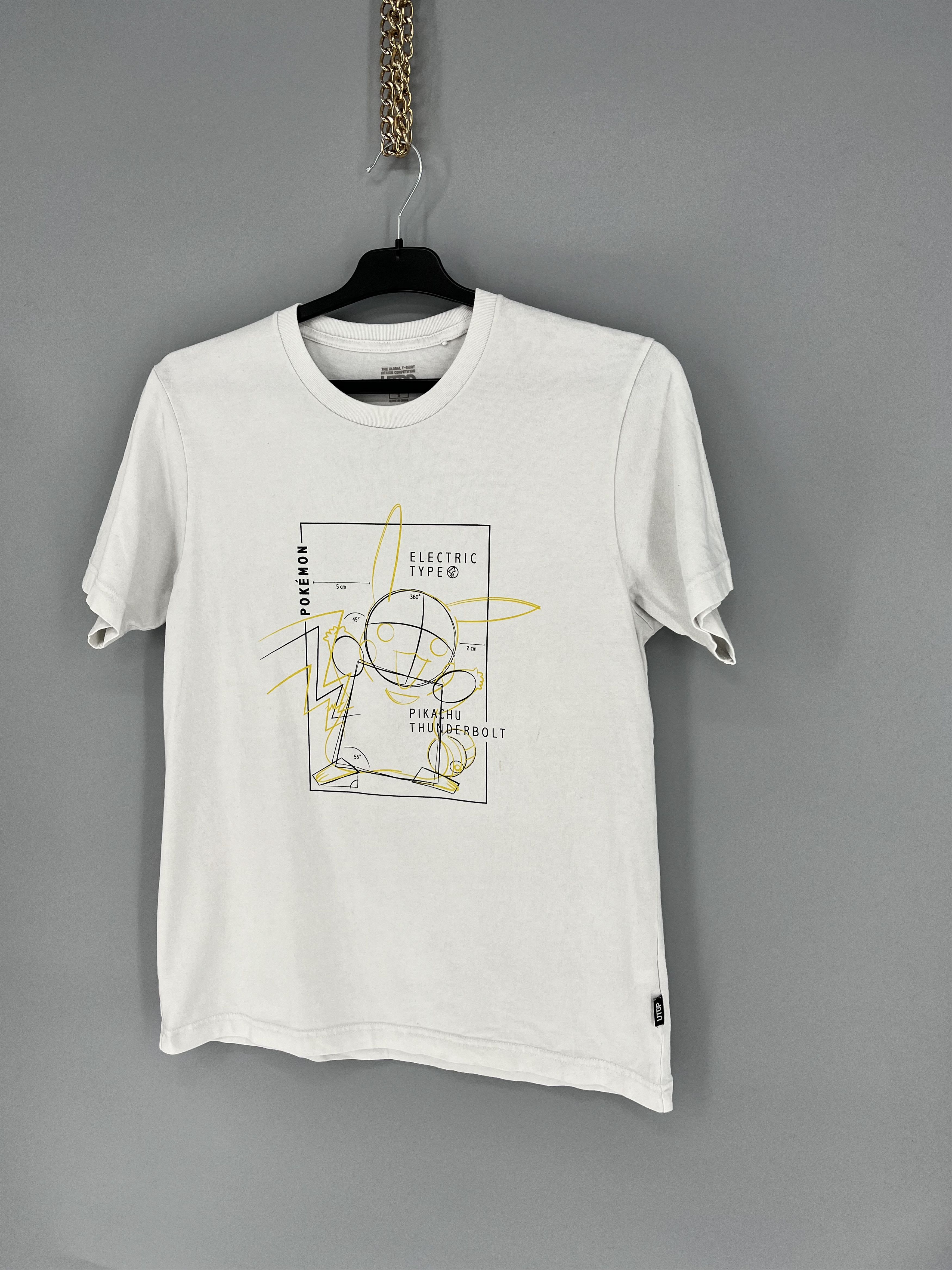 Uniqlo NWT RARE Uniqlo POKEMON UTGP PIKACHU THUNDERBOLT White Tee Size US XS / EU 42 / 0 - 3 Thumbnail