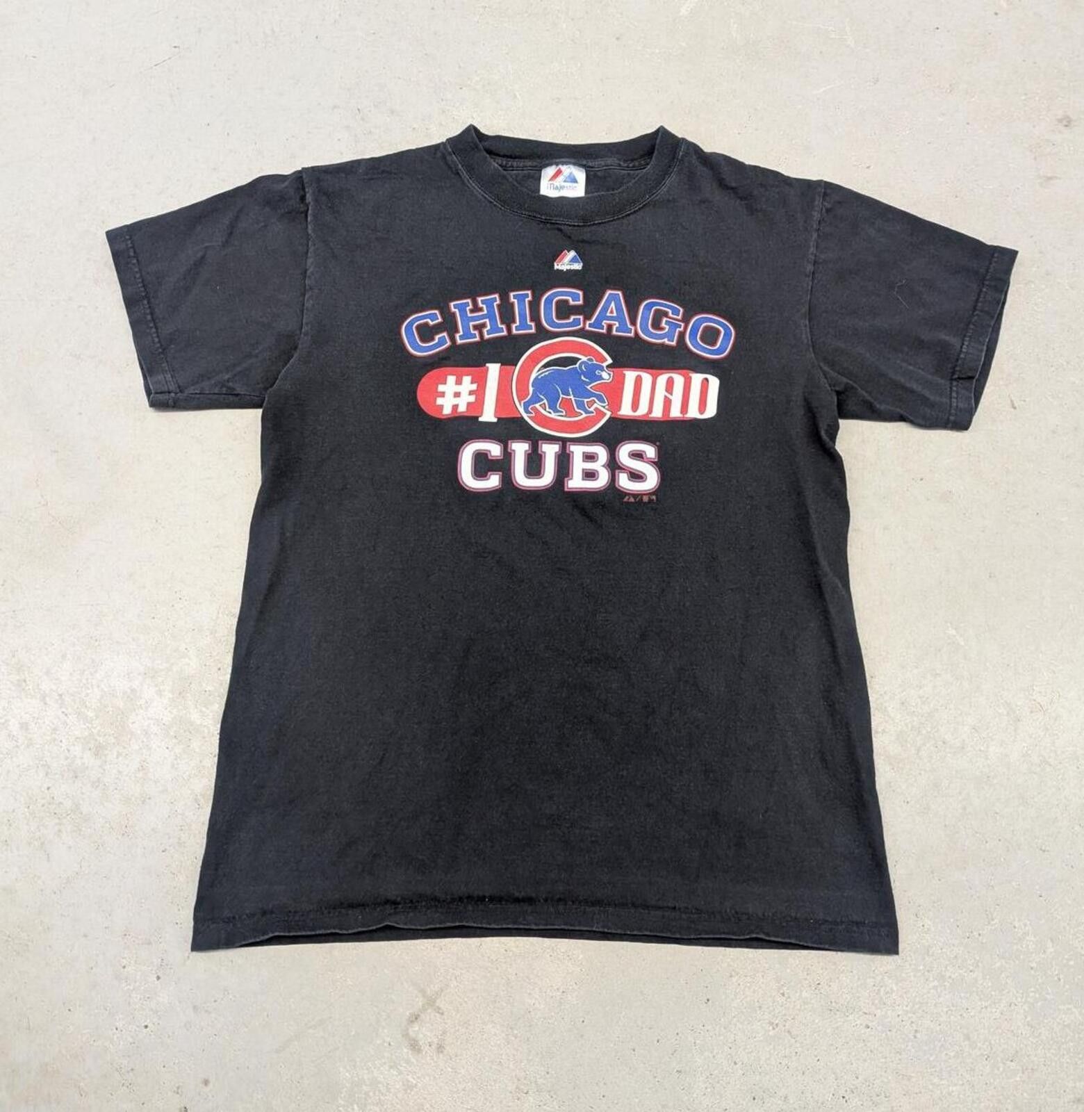 Majestic Vintage Y2K MLB Majestic Chicago Cubs #1 Dad T-shirt Size US M / EU 48-50 / 2 - 1 Thumbnail