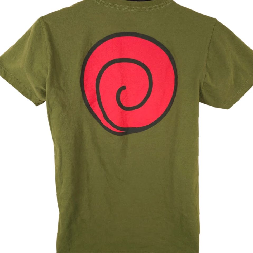 Vintage Naruto Shippuden T Shirt Mens Size Medium Green Uzumaki Clan Japanese Manga Anime Size US M / EU 48-50 / 2 - 4 Thumbnail