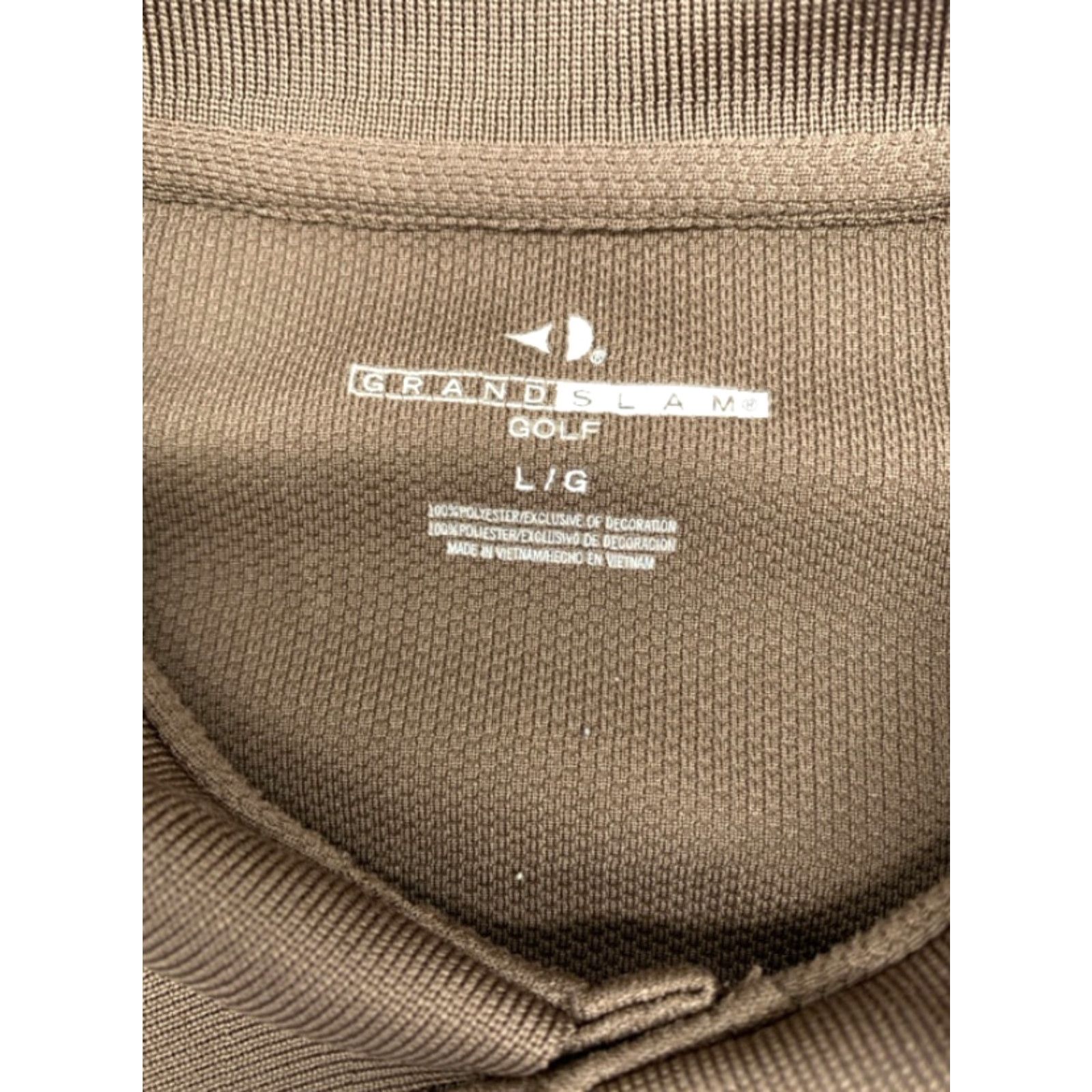 Vintage VINTAGE Grand Slam Polo Shirt Men L Brown Golf 5577 Size US L / EU 52-54 / 3 - 6 Thumbnail