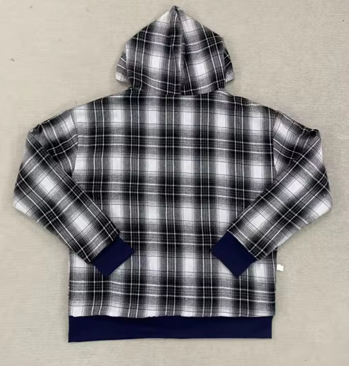 Other Double Sided Korean Deep Blue Plaid Swag Hoodies Jackets Size US M / EU 48-50 / 2 - 2 Thumbnail