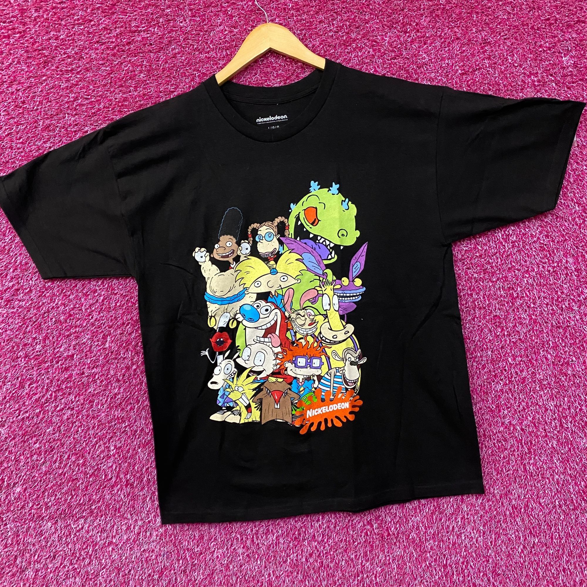 Nickelodeon Nickelodeon 90's Cartoons Pile Up Cartoon Characters Group S Size US L / EU 52-54 / 3 - 3 Thumbnail