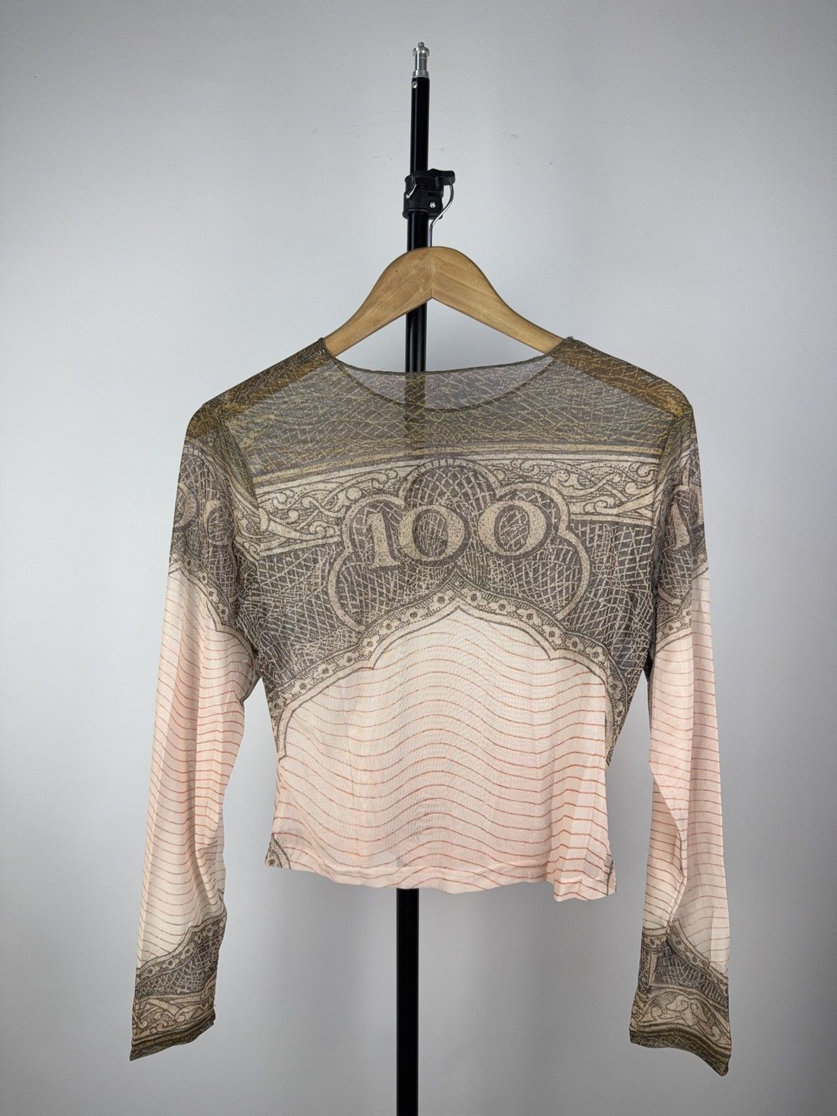 Japanese Brand Style❗️Save The Queen Jean Paul Gaultier Mesh Blouses Size M / US 6-8 / IT 42-44 - 4 Thumbnail