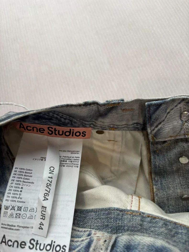 Acne Studios acne studios Wave digital print destroys jeans 2504-Nextarr Size US 28 / EU 44 - 4 Thumbnail
