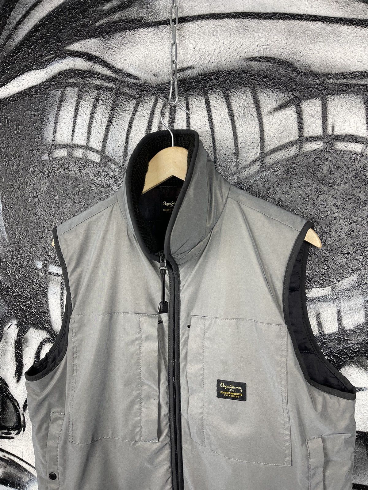 Pepe Jeans Pepe Jeans London Casual Chrome Grey Vest Men’s Size Large Size US L / EU 52-54 / 3 - 4 Thumbnail