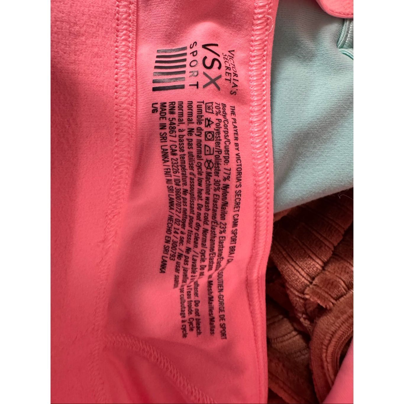 Victoria's Secret Victoria’s Secret VSX Sport Bra Pink L | Racerback Stretch A Size ONE SIZE - 7 Thumbnail