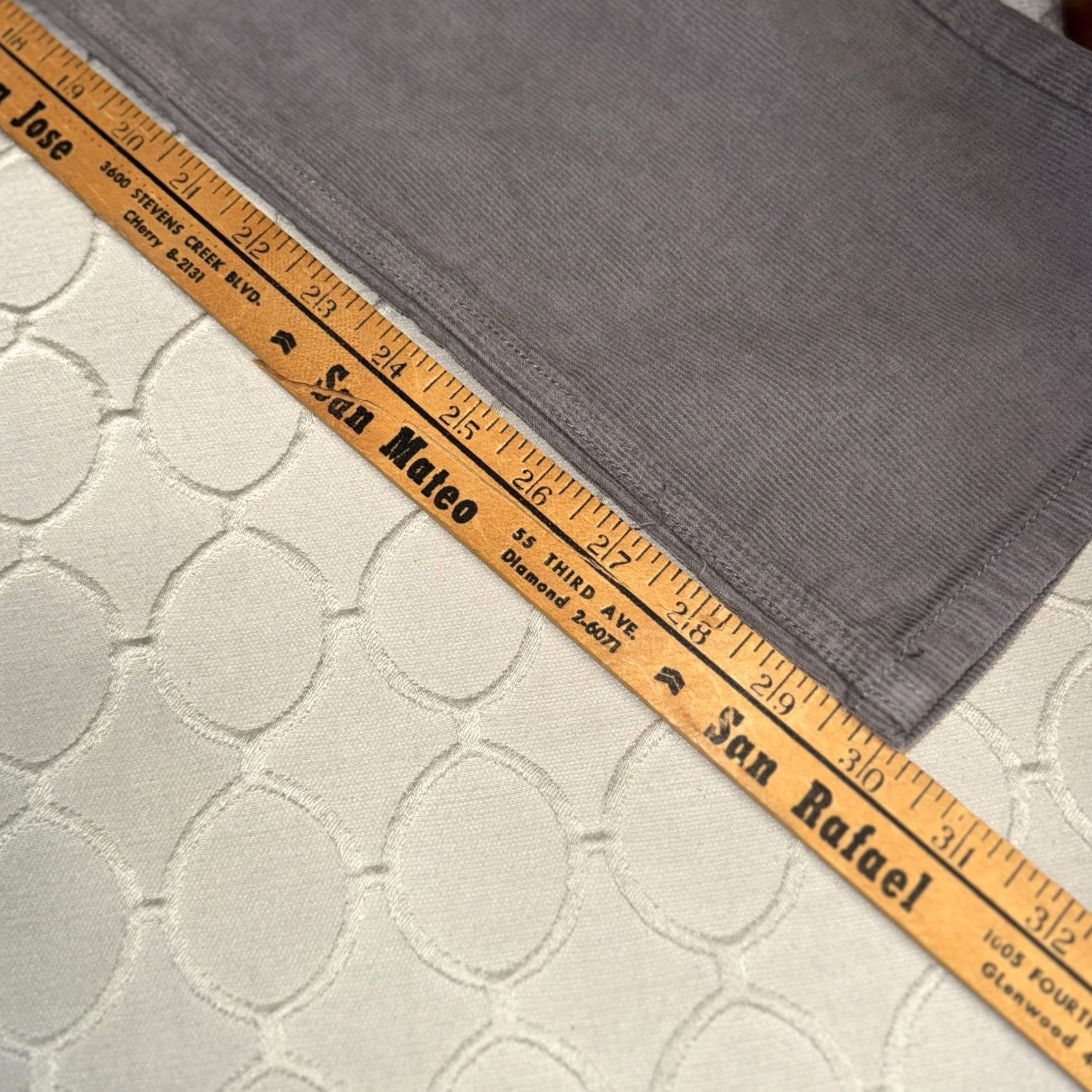 Marine Layer Marine Layer Pants Mens 32x32 Gray Slim Straight Corduroy Casual 5 Pocket Size US 32 / EU 48 - 8 Thumbnail