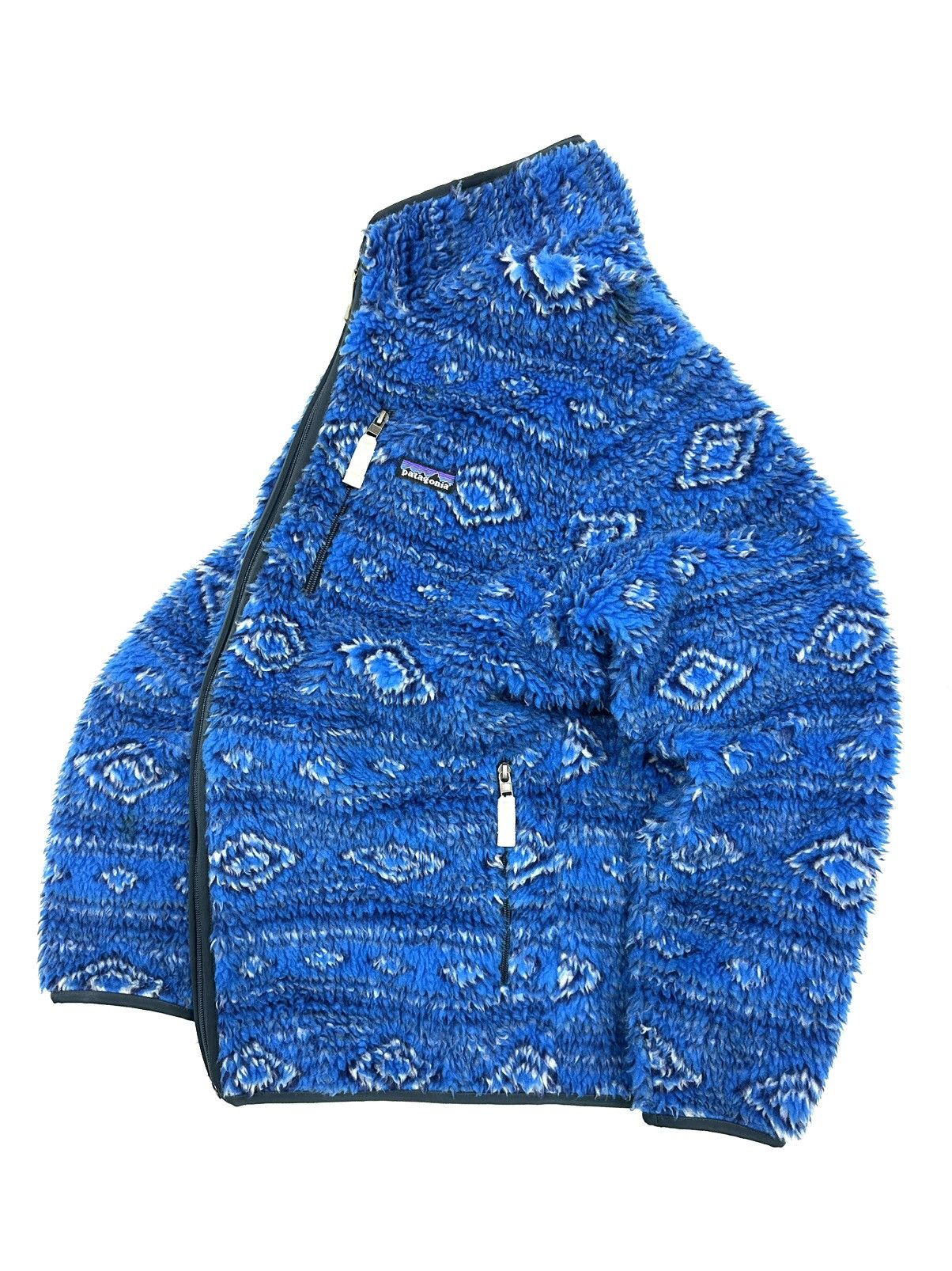 Patagonia PATAGONIA Retro X Deep Pile Aztec Tribal Fleece Zip Jacket Size US L / EU 52-54 / 3 - 1 Thumbnail