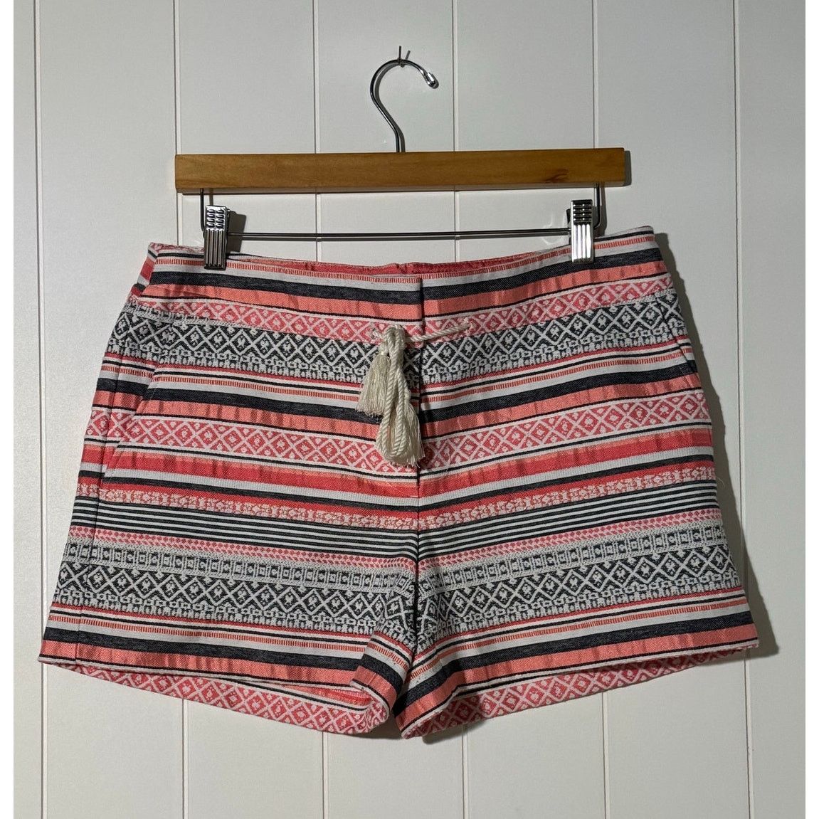 Loft LOFT The Riveria Boho Short Casual Multi Striped Size 6 Size 28" / US 6 / IT 42 - 3 Thumbnail