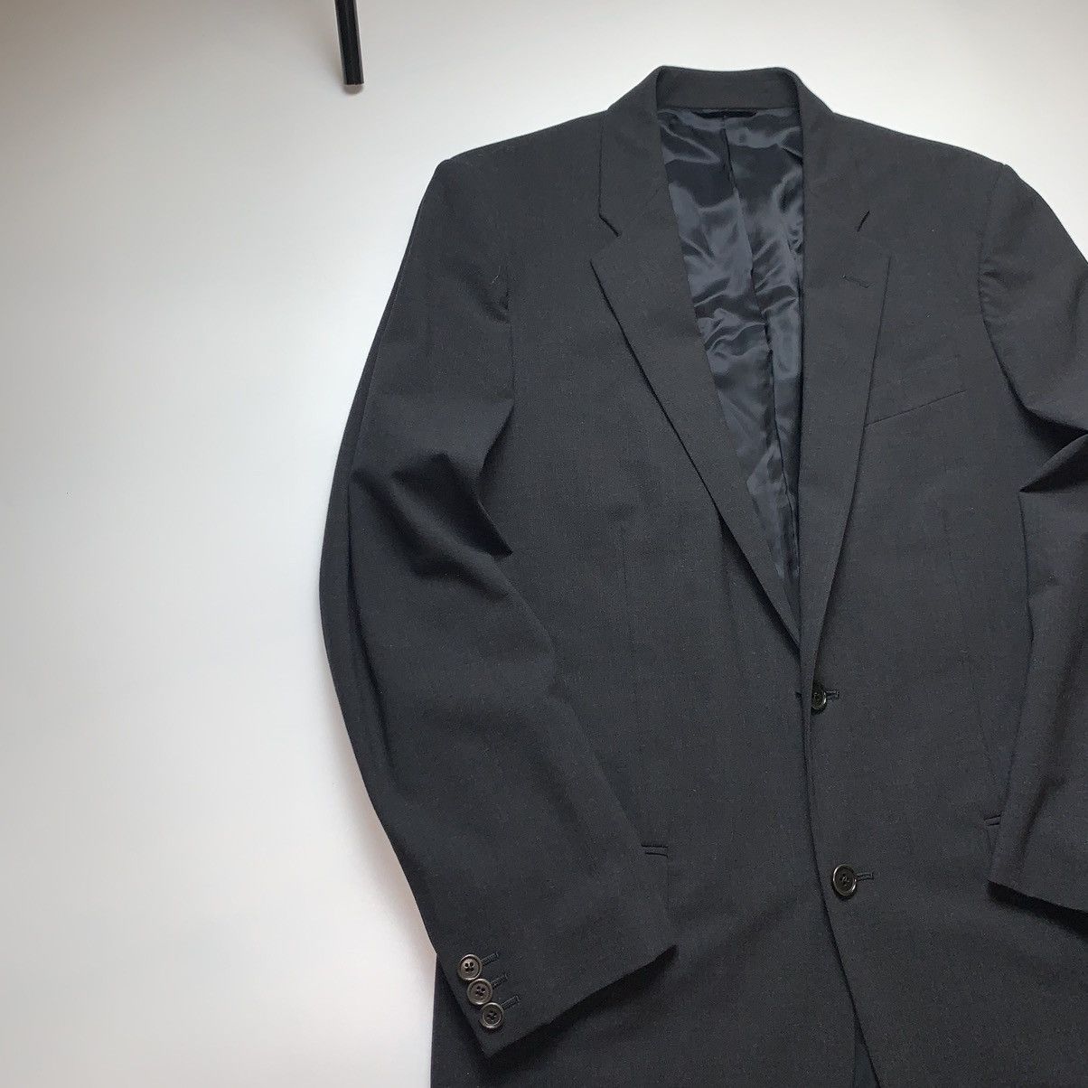 Helmut Lang Vintage 2000’s Helmut Lang black blazer jacket Size 48S - 4 Thumbnail