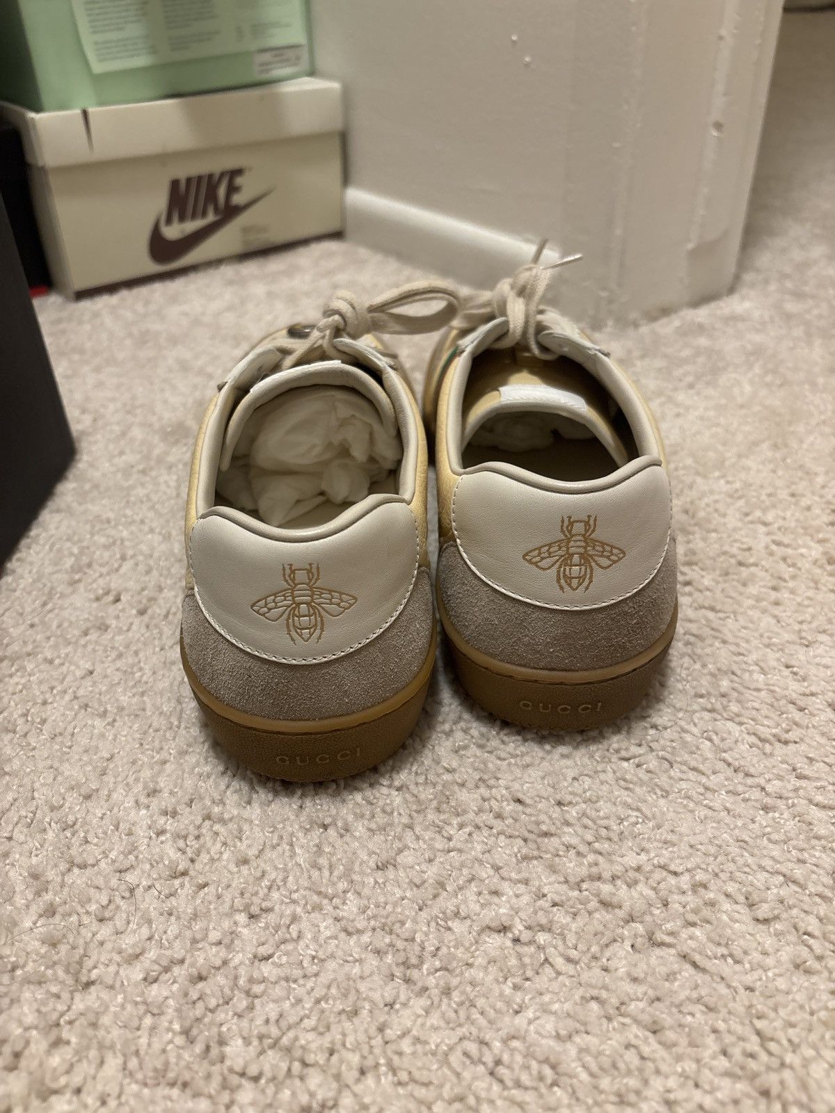 Gucci Gucci G74 ace Gucci size 9 fits 10-10.5 Size US 9 / EU 42 - 5 Thumbnail
