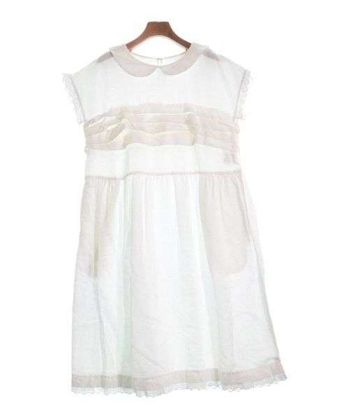 image of Comme Des Garcons Tricot Dress in White, Women's (Size Medium)