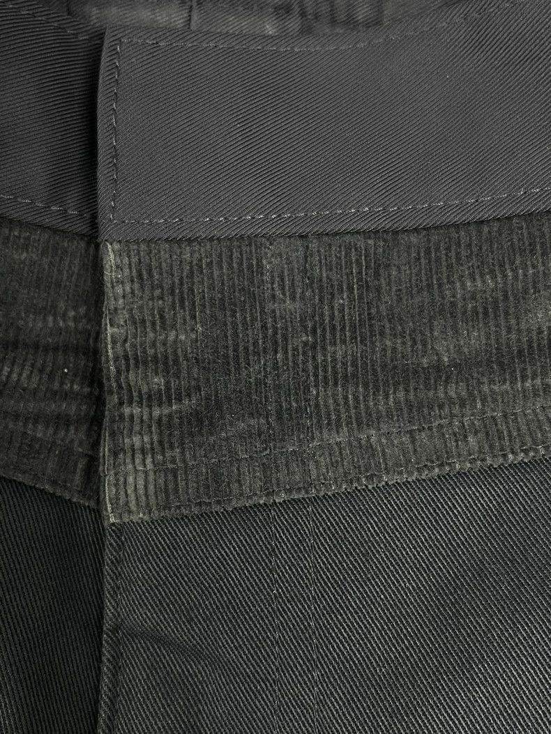 Gucci Gucci Black and gray stitched corduroy casual trousers 2502 Size US 36 / EU 52 - 4 Thumbnail